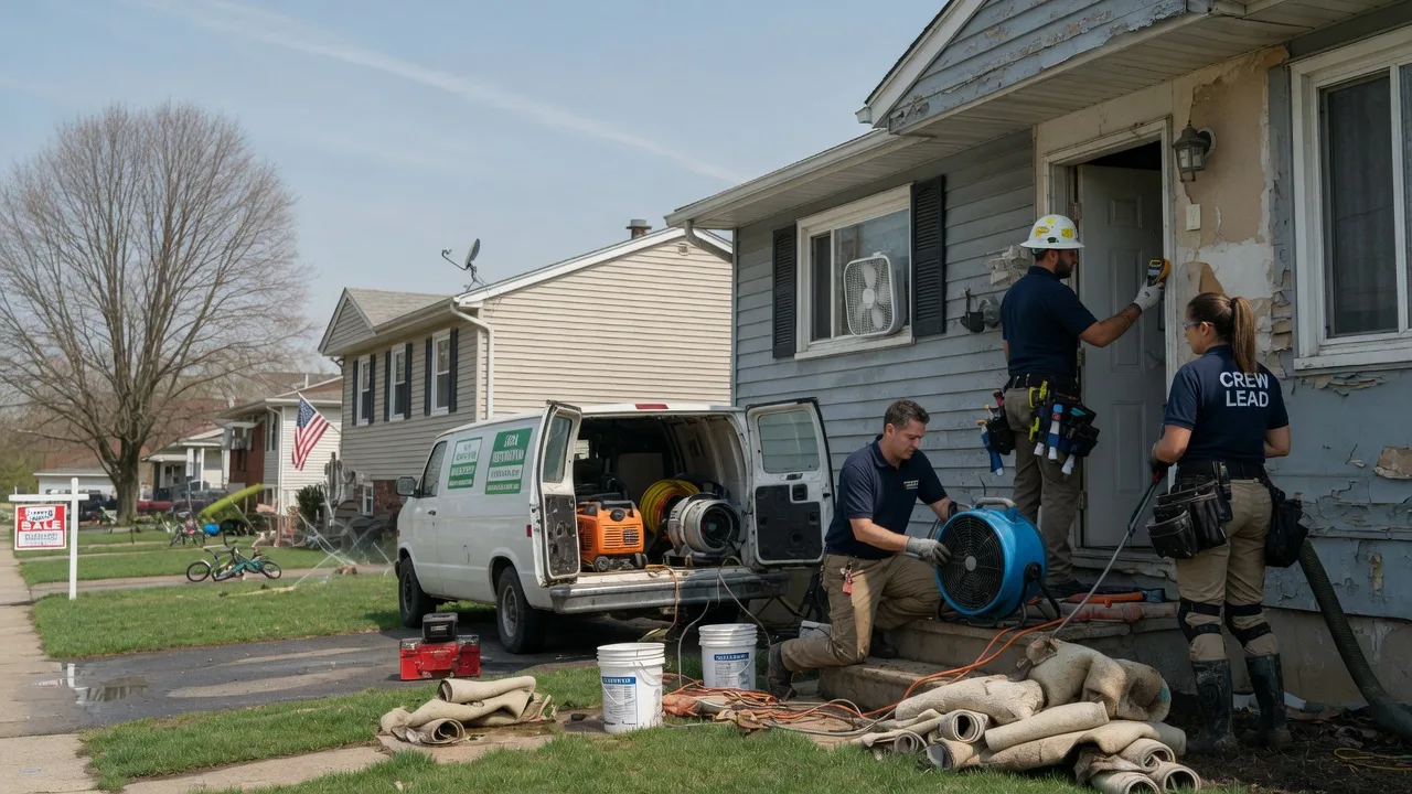 Flood Cleanup in Brownfield, PA near me